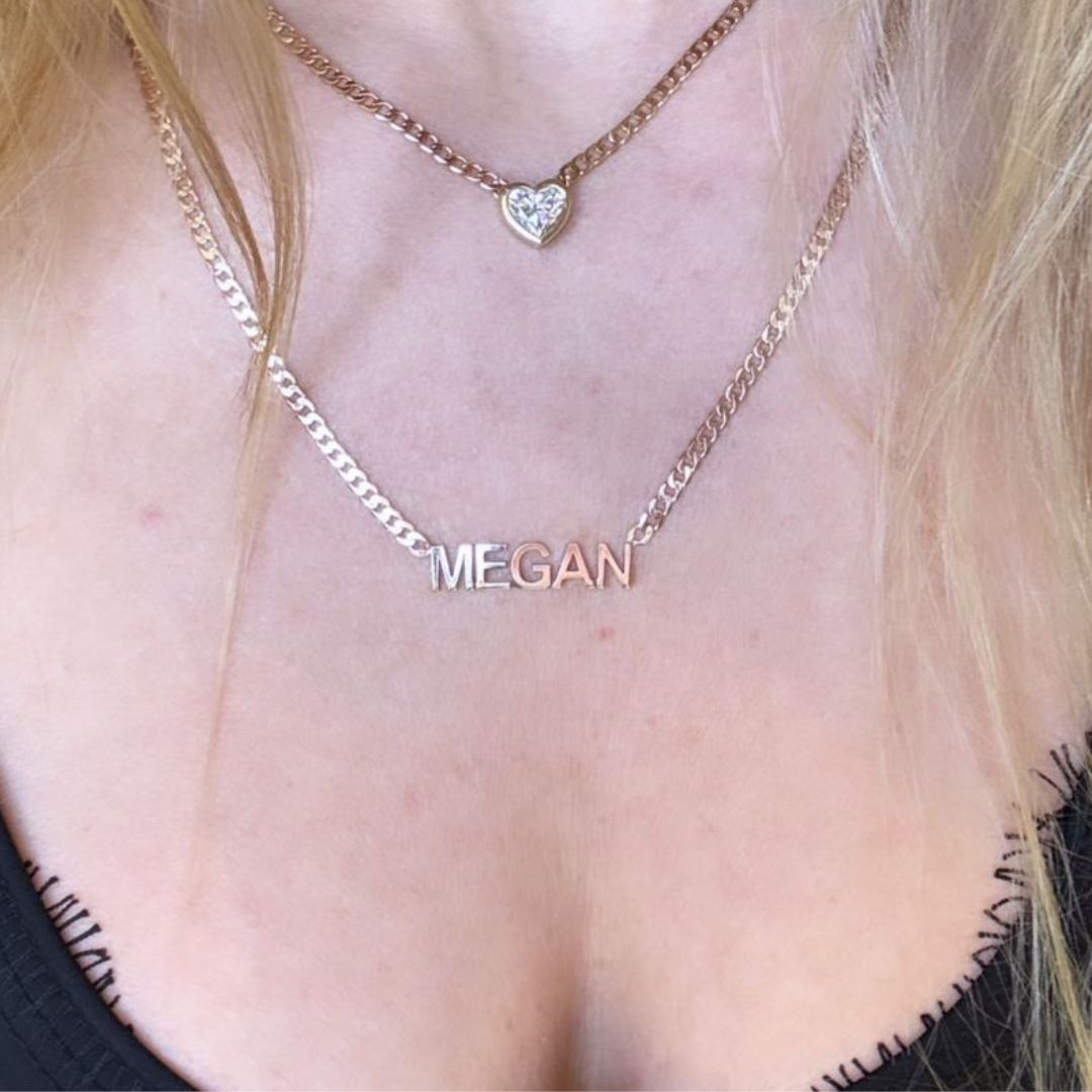 Name Necklace - Capital Letters