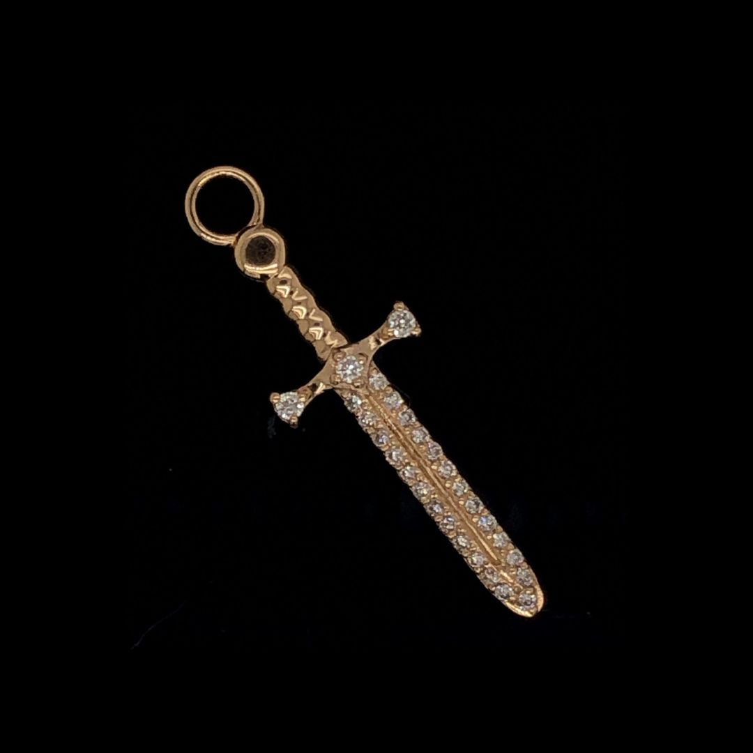 Diamond Sword Charm