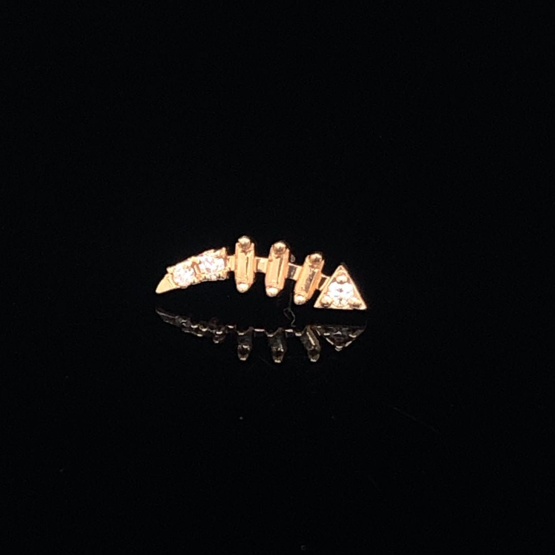 Fish Bone Diamond Cluster