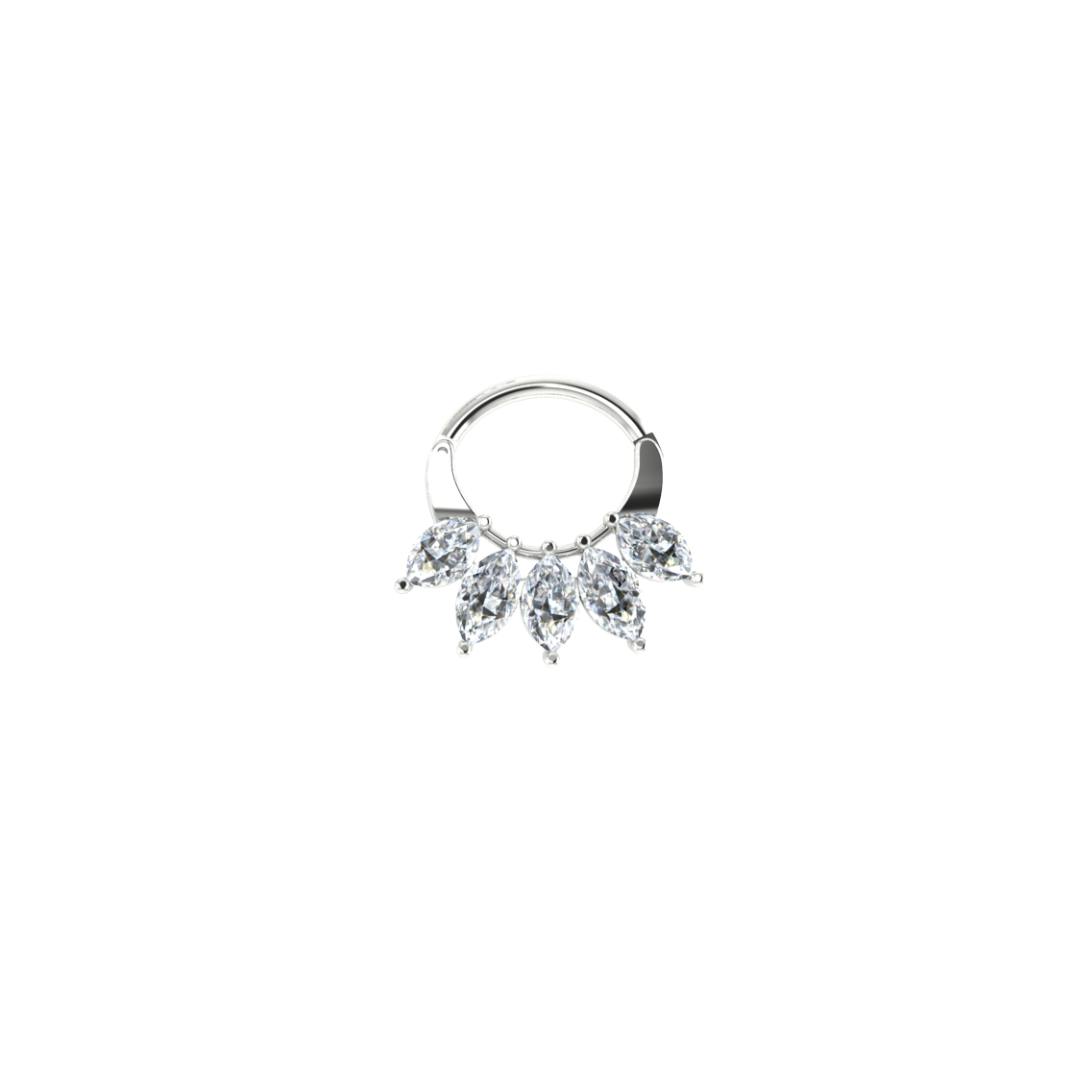 Moissanite Lotus - Small