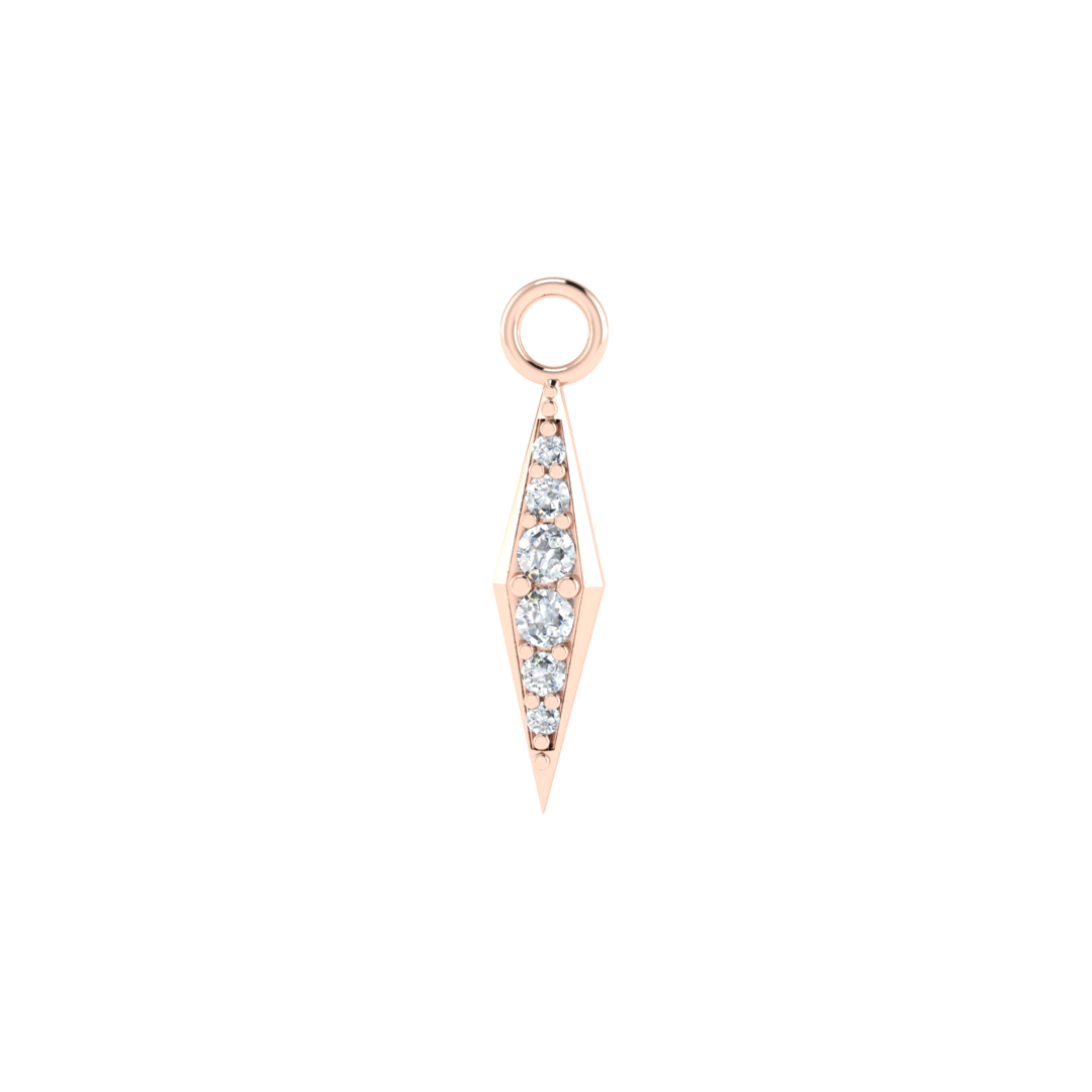 Diamond Spike Charm